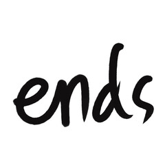 Ends Conclusion Typography © VETRA PERMANA