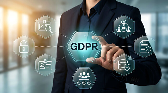 GDPR data protection compliance privacy policy regulation business concept