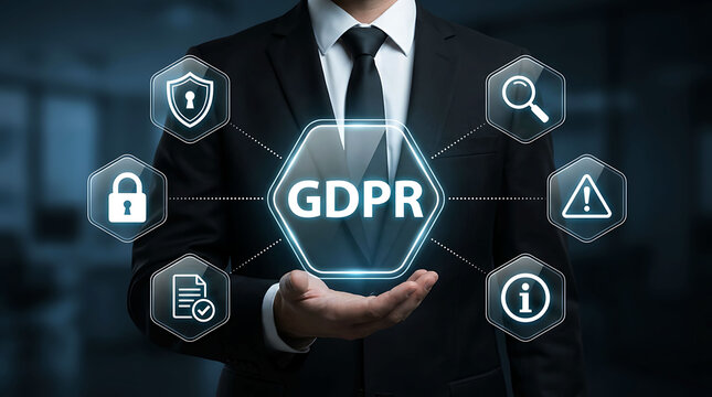 GDPR data protection compliance privacy policy regulation business concept