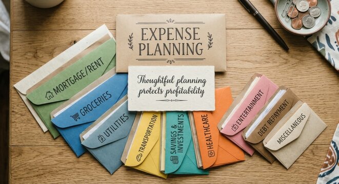 Budgeting Envelopes For Expense Planning And Financial Management