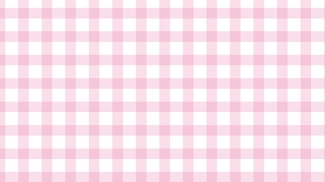 やさしくかわいいピンクのギンガムチェック柄背景素材
