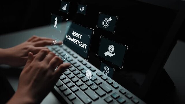 Asset management system showing investment planning, financial goal tracking, ROI analysis, and performance monitoring for efficient resource utilization Marrow