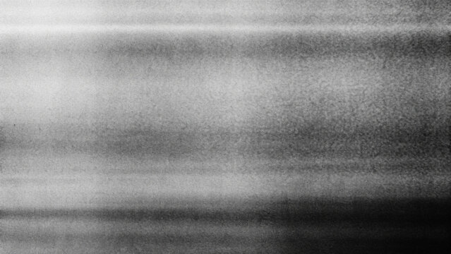 Black and white photocopy texture background with horizontal motion blur streaks, distressed scanner effect and fine even grain for monochrome analog design
