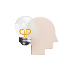 idea 3d render icons © HacaStudio