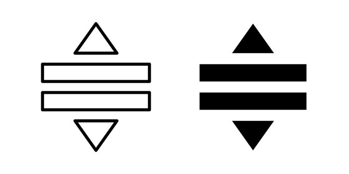 List dropdown icon editable pictograms group. EPS10