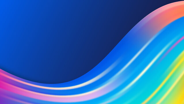 Modern abstract colorful fluid wave background