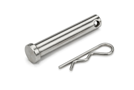 Stainless Steel Clevis Pin With Retaining Clip For Industrial Assembly