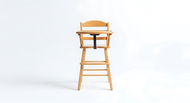 Wooden bar stool with woven seat against plain background.