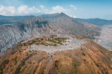 Aerial view of Bromo volcano crater on Java Island, Indonesia © Kevin
