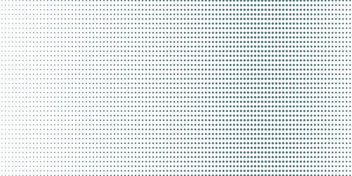 Transparent Dot Vector Gradient Blue Color Halftone Background Staggered Dots Pattern Abstract