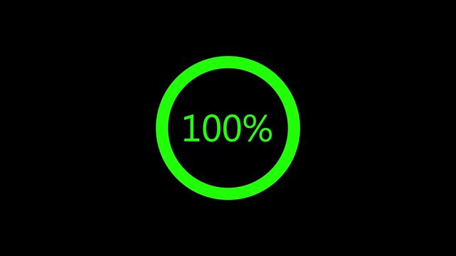 Circle loading animation. Processing downloading animated.4K