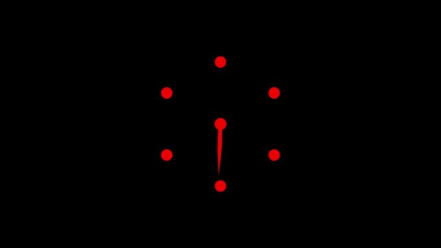 Wall clock. Simple wall clock. Minimalist watch. Classic design wall clock. Analog clock.