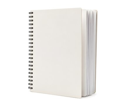 Spiral Notebook with Blank Cover and Sheets for Professional Investigation Documentation Evidence Recording and Fieldwork
