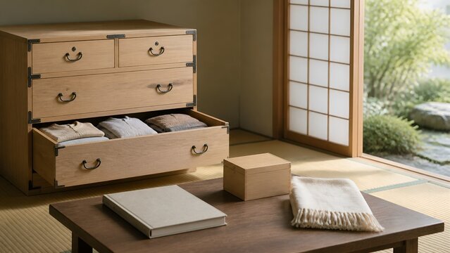 朝の和室で感謝を込めて進める穏やかな遺品整理