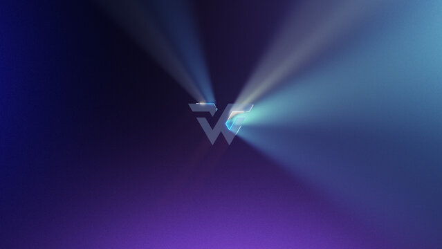 Professional Logo Intro for Video &ndash; Volumetric Light Rays Brand Opener with Gradient Background and Tagline