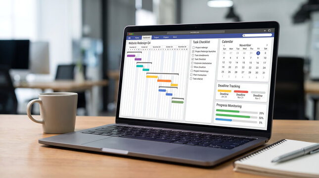 Professional Project Management Dashboard