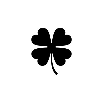 four leaf clover logo vector