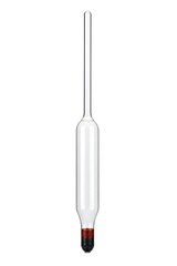 Obraz premium Laboratory Hydrometer with Clear Glass Body for Professional Scientific Testing Fluid Analysis Research and Measurement