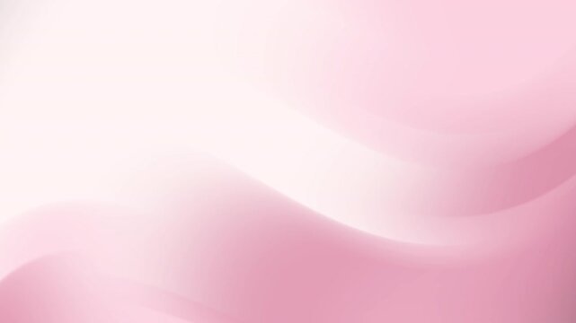 Soft baby pink gradient wave, gentle blush tone with large copy space. Delicate feminine mood. Perfect for beauty, baby products, and greeting card content. 4K.