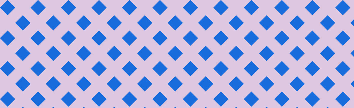 Blue diamond shape pattern on a light grey background
