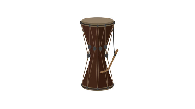 Djembe Drum Isolated Transparent Background Music Instrument