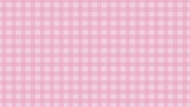 キュートで華やかなピンクのギンガムチェック柄背景素材