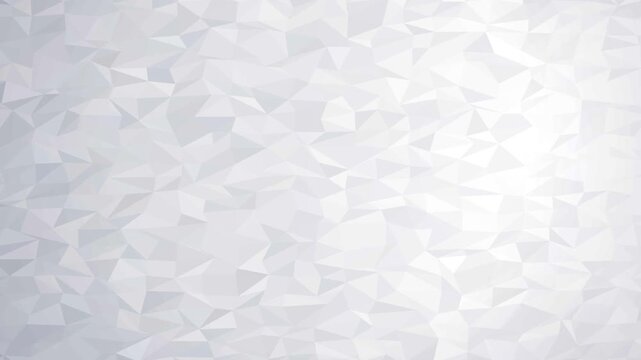 Geometric pattern with a modern, minimalist aesthetic characterized by a low-poly design in soft, subtle shades of gray and white, perfect for backgrounds and graphic design