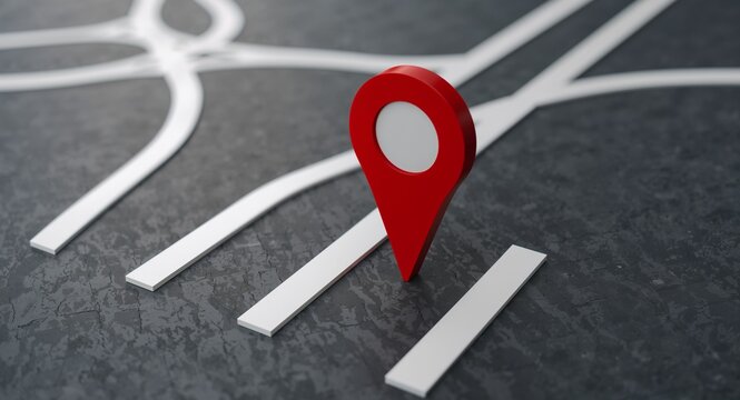 Photo realistic as Roadmap symbol with copy space for strategic planning concept as A strategic planning oriented roadmap symbol with ample copy space ideal for visualizing long term goals objectives 