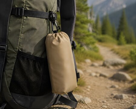 Hiking Trash Pouch for Leave No Trace Backpacking Trail Cleanup Outdoor Travel and Sustainable Adventures