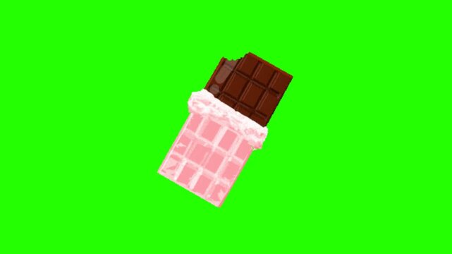 Chocolate Bar Animation With Sweet Motion