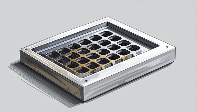 Modern Mechanical Keyboard with Transparent Case Design.
