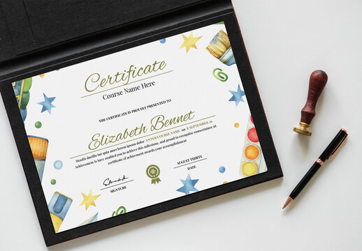 Creative Certificate Layout