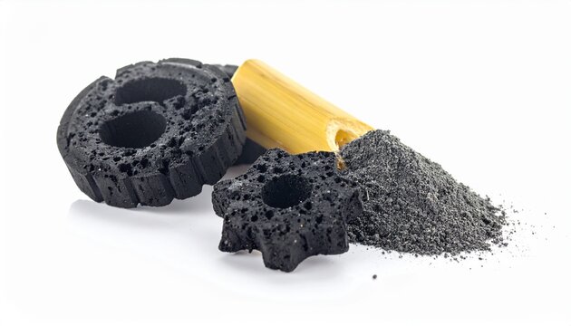 Volcanic Lava Rock and Pumice Stone with Dust.