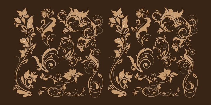 Nature vintages cross stitch traditional ethnic pattern paisley flower Ikat background abstract Aztec African Indonesian Indian seamless pattern for fabric print cloth dress carpet curtains and sarong