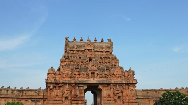 Brihadeeswarar Temple, Brihadisvara Temple, Thanjai Peruvudaiyar Kovil, Tanjore Big Temple, Shiva Temple, Thanjavur, Tamilnadu, India. King Raja Raja Cholan, UNESCO World Heritage Site. Archaeological