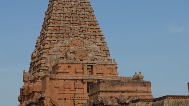 Brihadeeswarar Temple, Brihadisvara Temple, Thanjai Peruvudaiyar Kovil, Tanjore Big Temple, Shiva Temple, Thanjavur, Tamilnadu, India. King Raja Raja Cholan, UNESCO World Heritage Site. Archaeological