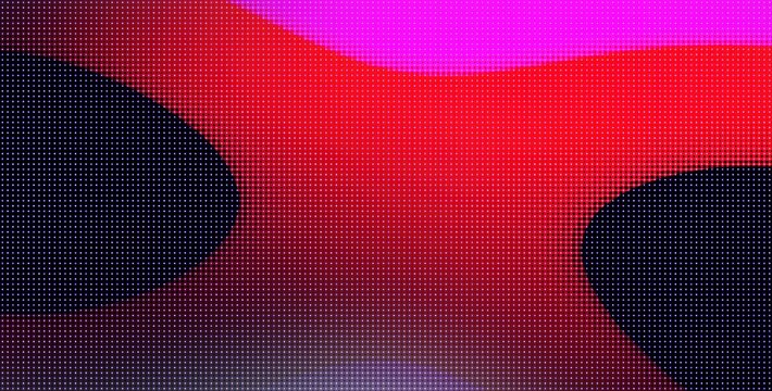 Red magenta halftone gradient dots abstract screen background
