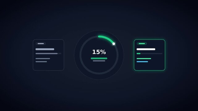 Canary zero downtime deployment circular rollout progress gauge