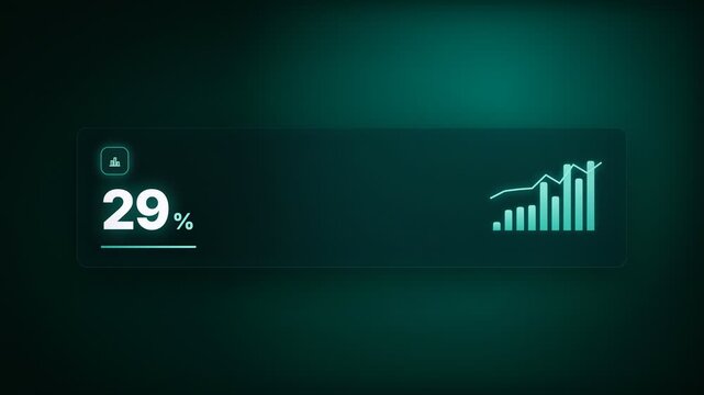 Real Estate Listing Conversion Rate Executive KPI Card. Tracking viewings that convert into signed offers