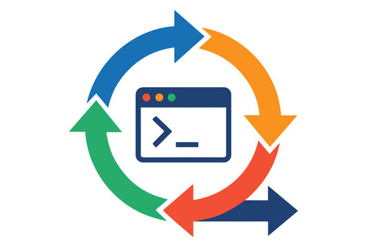 DevOps Lifecycle and CI/CD Automation Software Development Concept