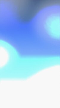 Abstract blurred blue and white gradient. 2d animation