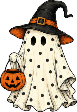 halloween pumpkin with hat