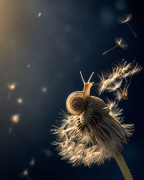 Snail on a Dandelion Clock &ndash; Lightness, Hope, and Nature Poetry