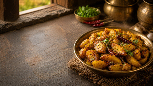 Kumaoni Aloo ke Gutke  