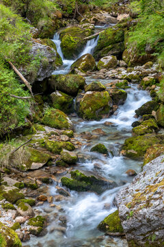 Wasserfall im Hartelsgraben, Nationalpark Ges&auml;use, Steiermark
