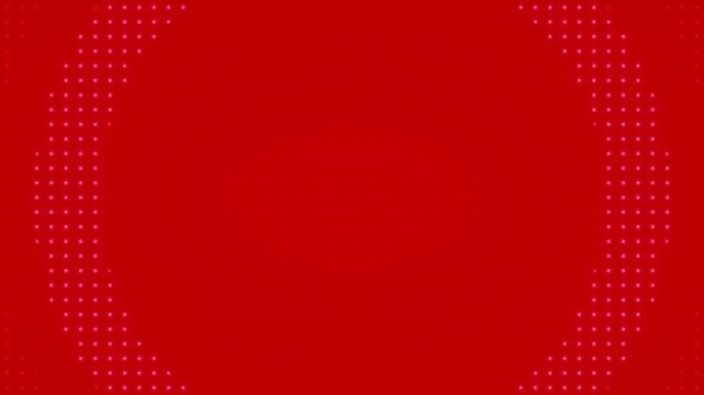Red geometric abstract pattern with grid design
