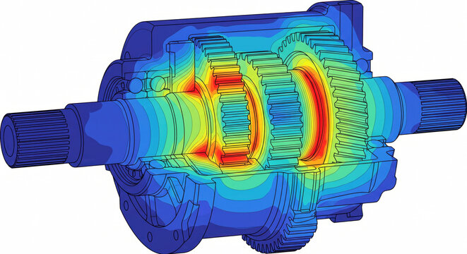 Heatmap overlay of anomalies; thermal or ultrasonic fused with computer vision inspection analytics.