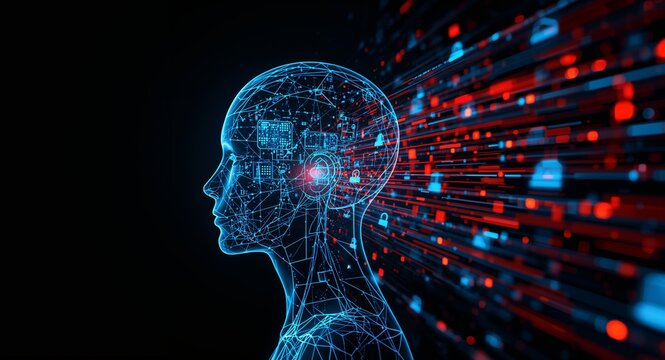 Energetic visual depiction demonstrating real time AI responsiveness swift digital interaction sequences � AI Technology and Digital Innovation Concept for Future Business