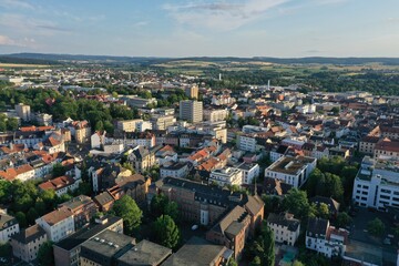 Fototapeta premium Luftbild von Fulda