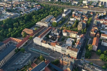 Fototapeta premium Luftbild von Fulda